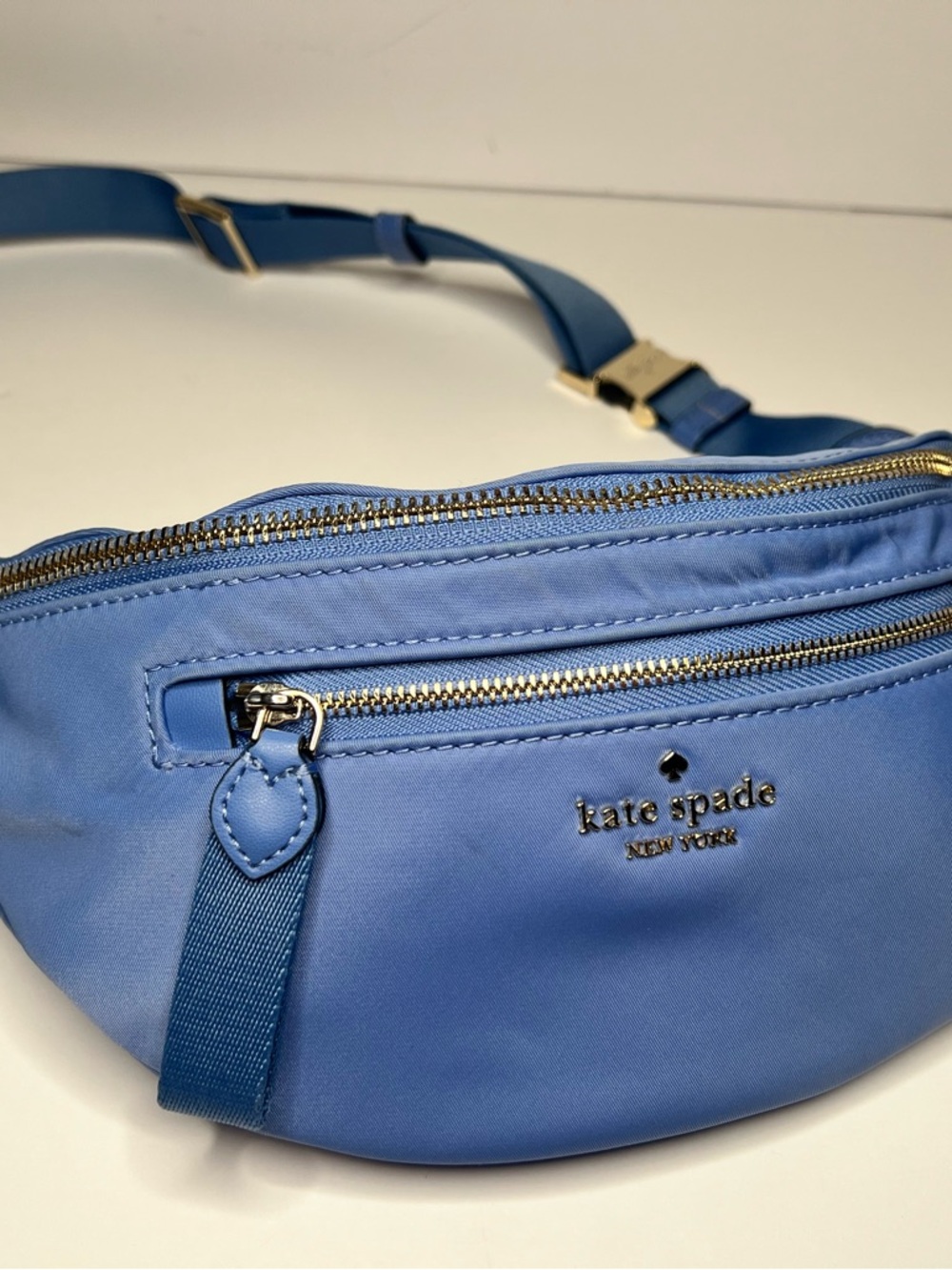 kate spade blue mini belt bag - Picture 1 of 6